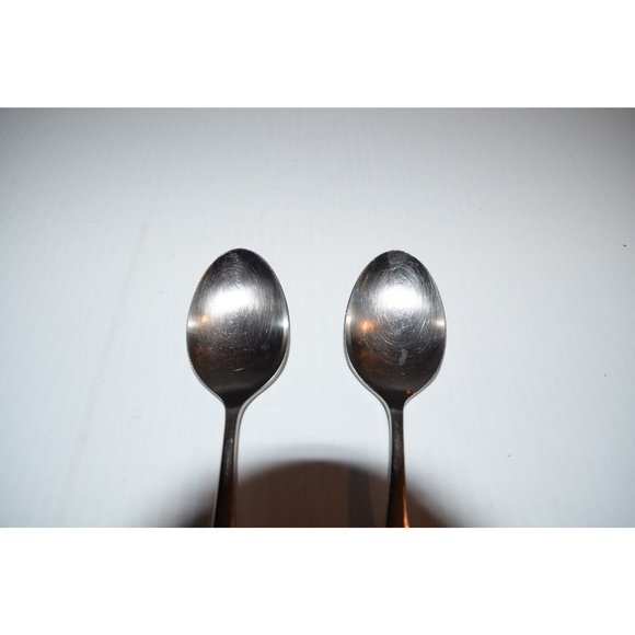 Oneida craft Deluxe serving spoon Lasting Rose Pre-owned 2 pc set - Picture 6 of 11